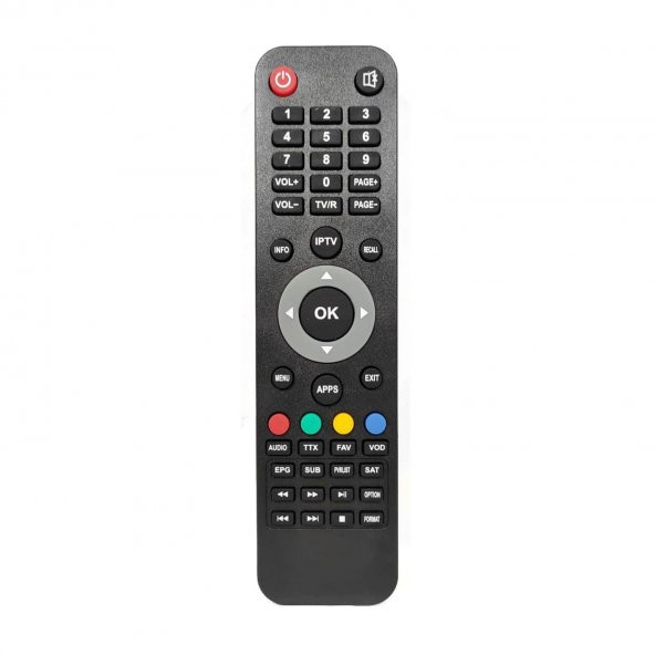 Uydu Kumanda Botech Hd Nero Box Apps Iptv Tuşlu Yazısız - 1