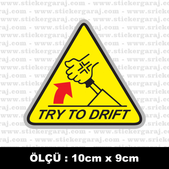 Drift rally hız sticker 2 ADET ürün görseli