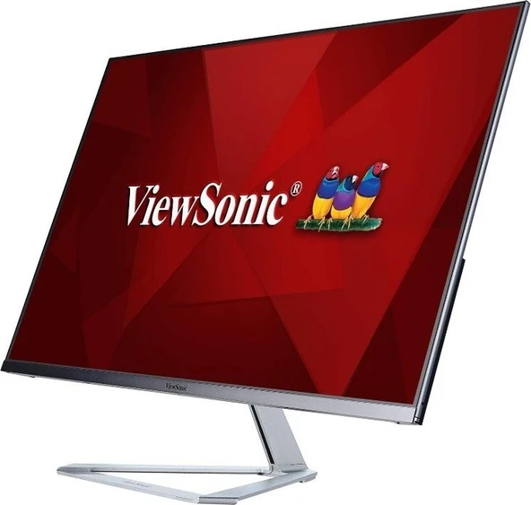 Viewsonic 32 VX3276-MHD-3 IPS PANEL FULLHD 75HZ  DSUB+HDMI MULTIMEDIA ÇERÇEVESİZ TASARIM MONITOR - Resim 2