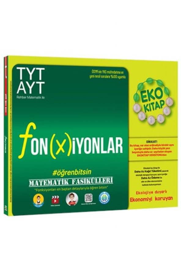 TYT-AYT Matematik Fasikülleri - Fonksiyonlar EKO - Tonguç Akademi