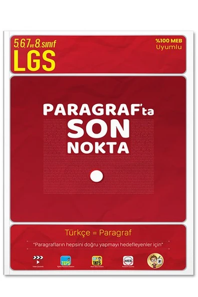 Paragrafta Son Nokta - 5,6,7. Sınıf ve LGS Soru Bankası - Tonguç Akademi