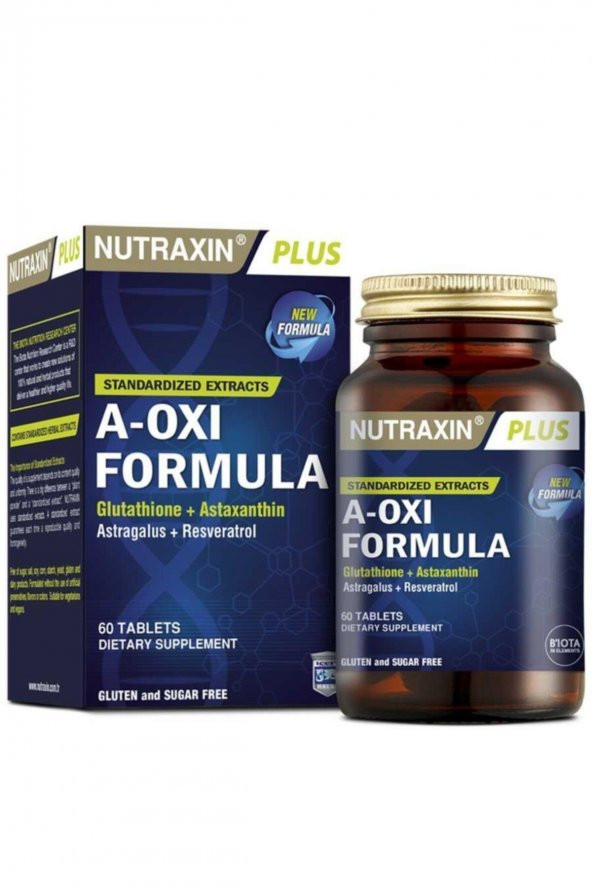 A-Oxi Formula Multivitamin, Multimineral Ve Bitki Ekstreleri İçeren Takviye Edici Gıda 60 Tablet