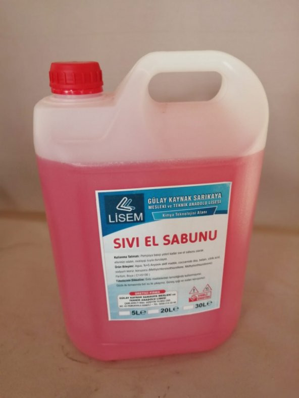 Sıvı El Sabunu 5 LT