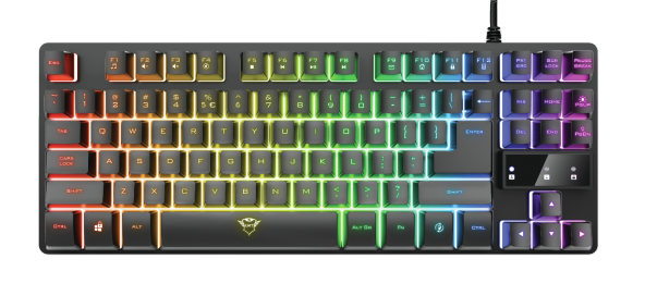 Trust 24290 GXT 833 Thado TKL Kablolu Q Oyuncu Klavye - 1