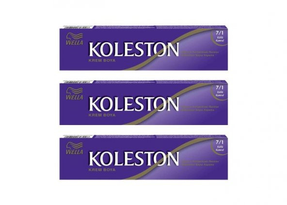 Koleston Tüp Boya 50 ml - 7.1 Küllü Kumral 3 Adet