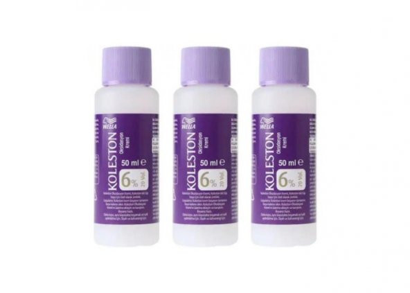 Koleston Peroksit 50 ml Oksidan 20 Volüm 6 3 Adet