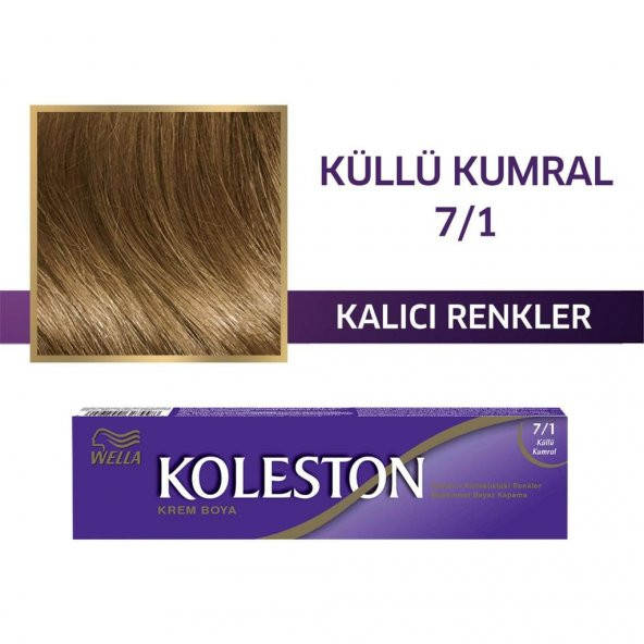 Koleston Tüp Boya 50 ml - 7.1 Küllü Kumral 3 Adet - 3