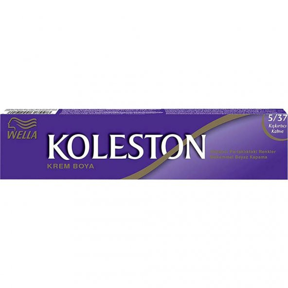 Koleston Tüp Boya 50 ml - 5.37 Kışkırtıcı Kahve + 20 Vol Oksidan Peroksit - 2