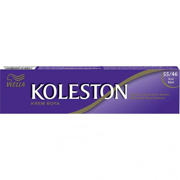Koleston Tüp Boya 50 ml - 55.46 Kızıl Büyü + 30 Vol Oksidan Peroksit - Resim 2