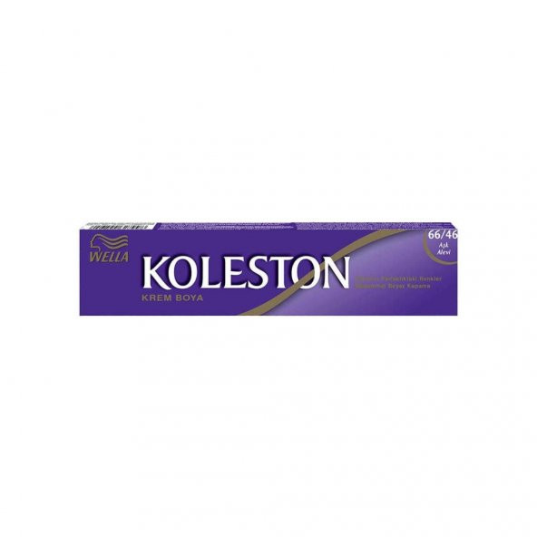 Koleston Tüp Boya 50 ml - 66.46 Aşk Alevi + 30 Vol Oksidan Peroksit - 2