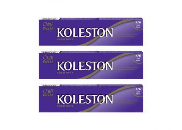 Koleston Tüp Boya 50 ml - 4.6 Kızıl Viyole 3 Adet