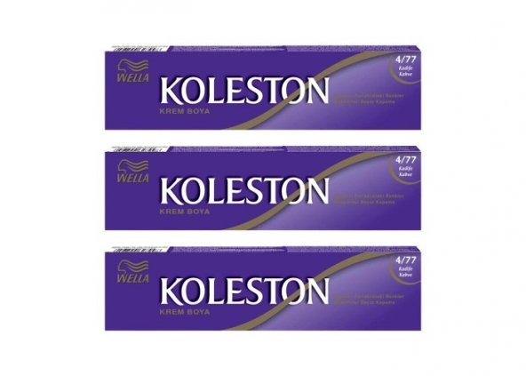 Koleston Tüp Boya 50 ml - 4.77 Kadife Kahve 3 Adet ürün görseli
