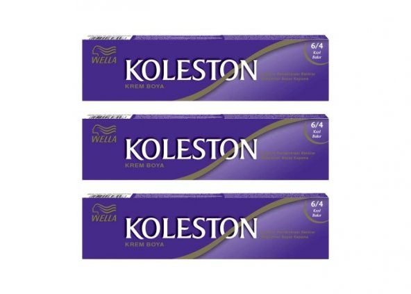 Koleston Tüp Boya 50 ml - 6.4 Kızıl Bakır 3 Adet