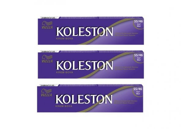 Koleston Tüp Boya 50 ml - 55.46 Kızıl Büyü 3 Adet ürün görseli 1
