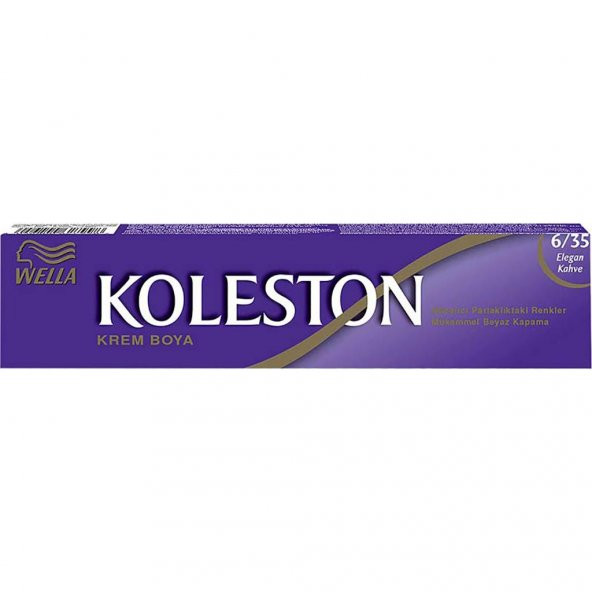 Koleston Tüp Boya 50 ml - 6.35 Elegant Kahve 3 Adet - 2