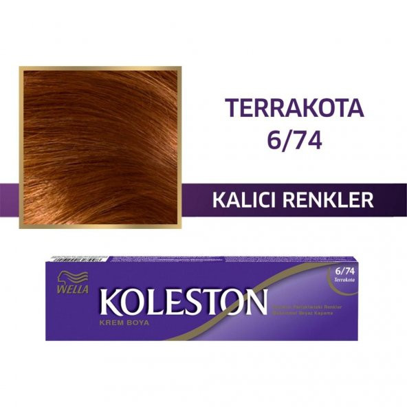 Koleston Tüp Boya 50 ml - 6.74 Terrakota 3 Adet - 3