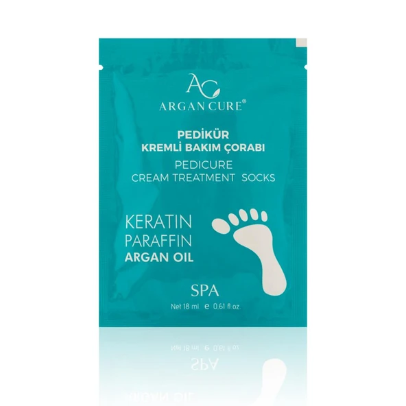 Argan Cure Manikür Kremli Bakım Eldiveni X5 Pedikür Kremli Bakım Çorabı X5 (10'lu Avantaj Paketi) - 5