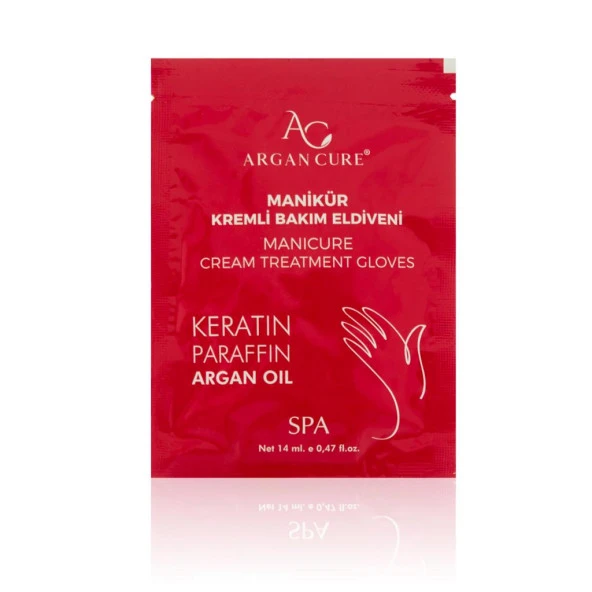 Argan Cure Kremli Manikür Bakım Eldiveni 6 Çift - 2