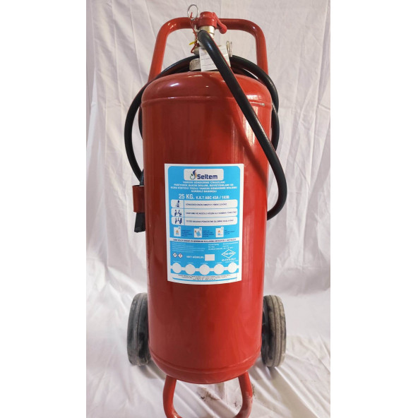SELTEM 25 KG KURU KİMYEVİ TOZ YANGIN SÖNDÜRME CİHAZI