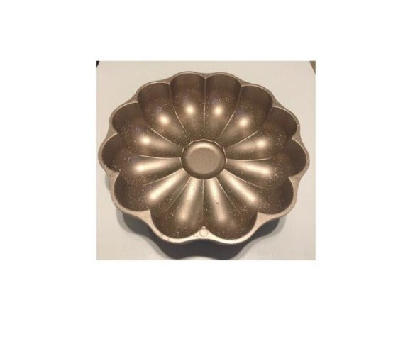 Ferro Plus Papatya 26 cm Döküm Granit Kek Kalıbı Rose - 2