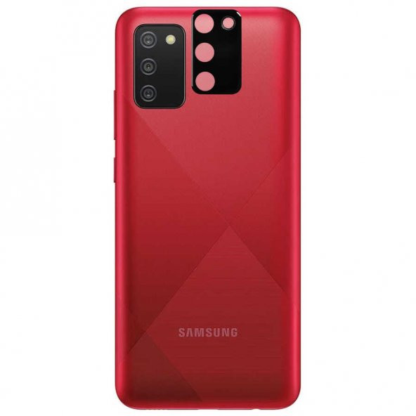 Samsung Galaxy A02S 3D Kamera Lens Koruyucu Cam 2 Adet ürün görseli