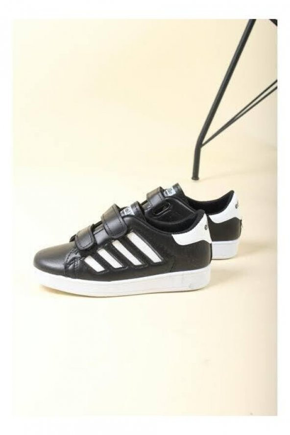 Modatalika Çocuk Çizgili Cırtlı Spor Ve Günlük Ayakkabı - 8