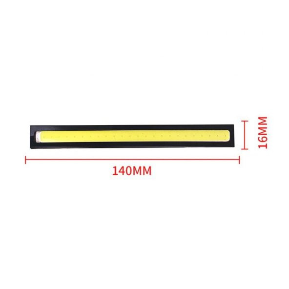 Lamba Cob Led 2 Adet Beyaz Tp Gündüz Farı Ledi 14 x 1,5 cm - 5