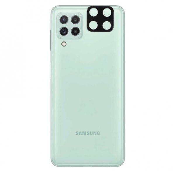 Samsung Galaxy M22 3D Kamera Lens Koruyucu Cam 2 Adet