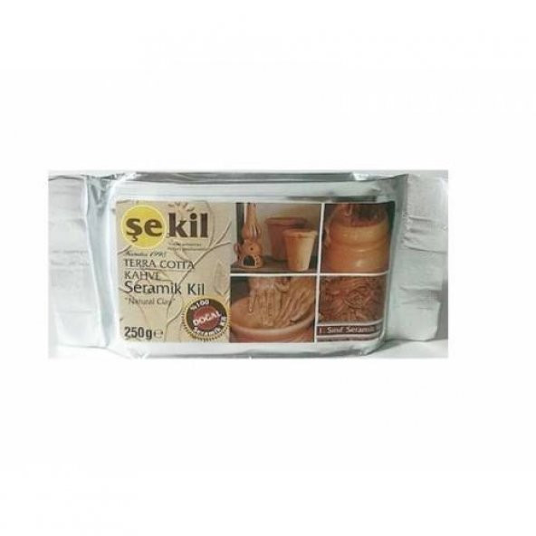 Şekil Seramik Hamuru Terracotta 250 GR Kahverengi VK250KHV