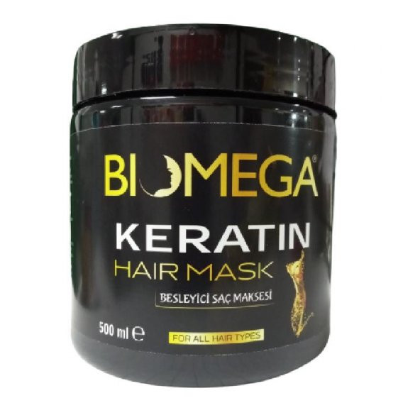 Biomega Keratin Hair Mask Besleyici Saç Maskesi 500 ml