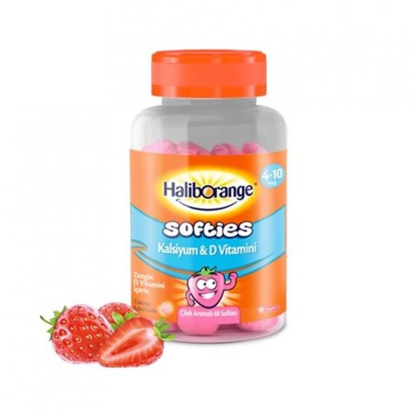 Haliborange Softies Kalsiyum + D Vitamini 60 Çiğneme Tablet