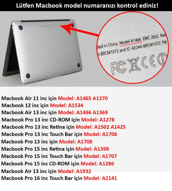 Apple 13" Macbook Pro M2 A2686 Mavi Mermer Kılıf Koruyucu Kapak CMPTM2-133BM