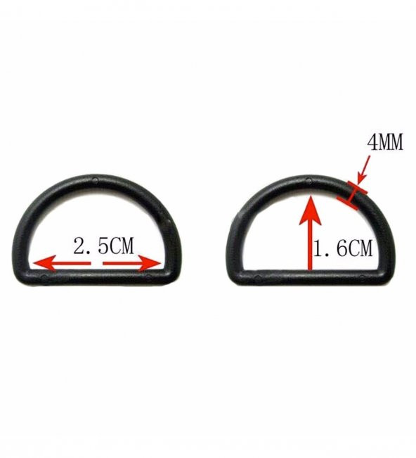 1 Adet Plastik D Halka Çanta Yapımı İçin