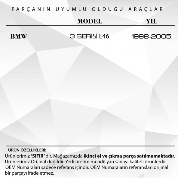 Bmw 3 Serisi E46 için Otomotik Vites Körüğü (Bej) - 2