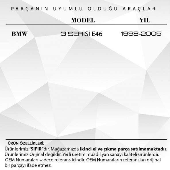 Bmw 3 Serisi E46 için Otomotik Vites Körüğü (Siyah) - 2