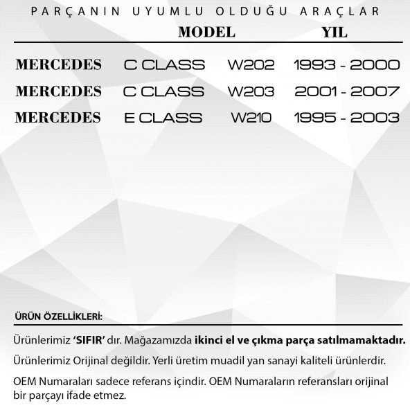 Mercedes W202, W203, W210 için Classic Otomatik Vites Topuzu - 2