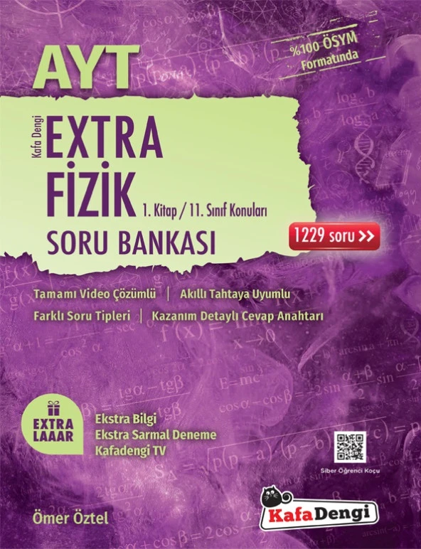 Kafadengi 2024 Ayt Fizik Extra Soru Bankası 1. Kitap