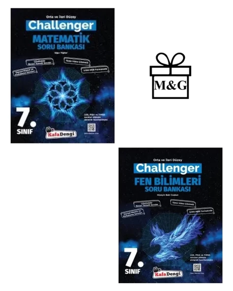 7.Sınıf Challenger Matematik ve Fen Bilimleri Soru Bankası