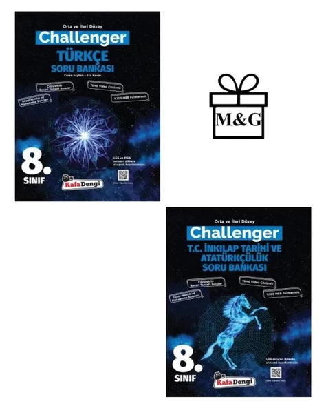 LGS 8.Sınıf Challenger Türkçe ve İnkılap Soru Bankası