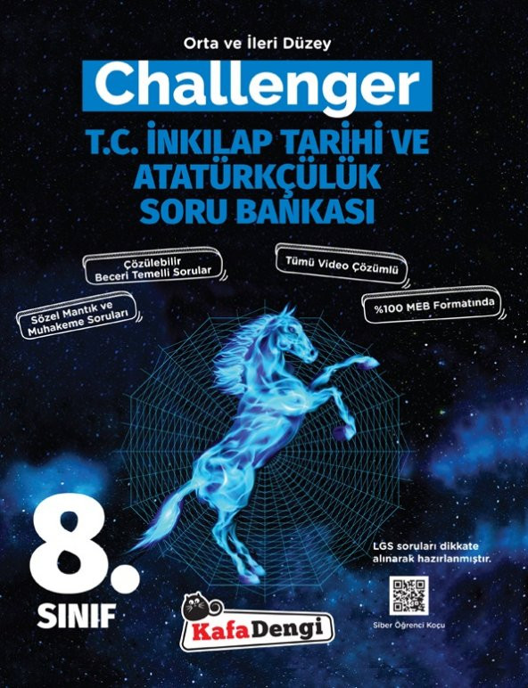 Kafadengi 8. Sınıf Lgs İnkılap Tarihi Challenger Soru Bankası 2023 ürün görseli
