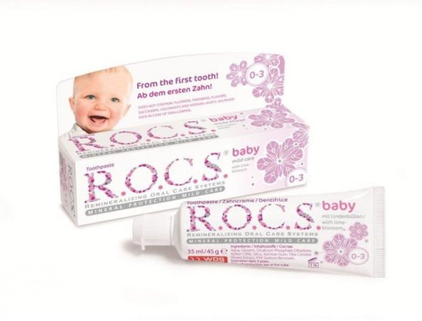 Rocs Baby 0-3 Yaş Ihlamur Diş Macunu 4607034470531