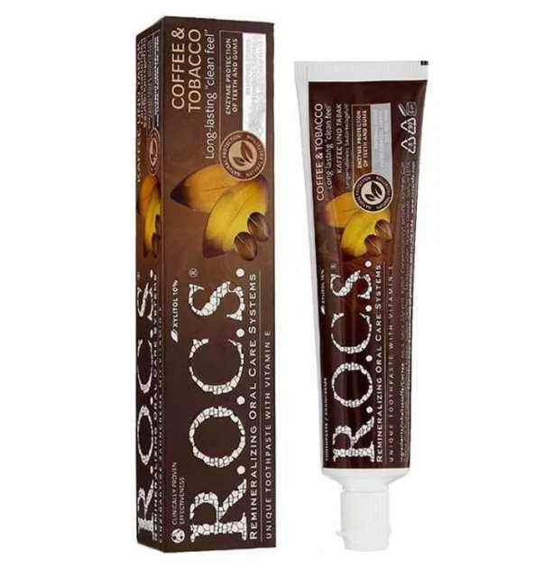 Rocs Kahve Tütün-leke Karşıtı Diş Macunu 4607034470623