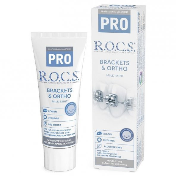 Rocs Brackets & Ortho diş Macunu 74 Gr 4607034476182