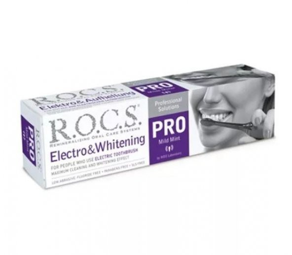 Rocs Pro Elektro Ve Beyazlatma Diş Macunu 74 Gr 4607034476199