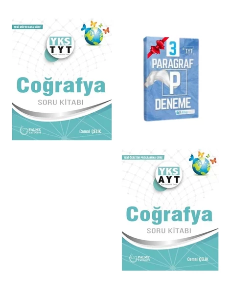 YKS TYT Coğrafya ve AYT Coğrafya Soru Kitabı
