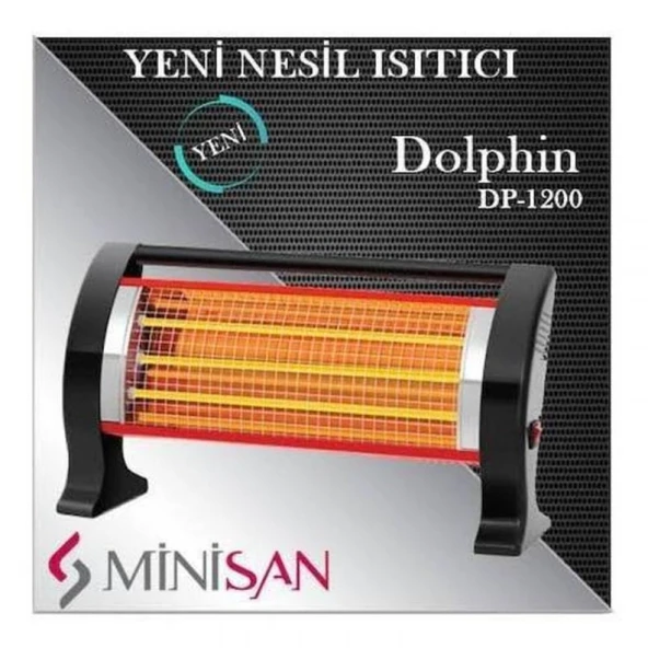 Minisan DP1200Q Mini Elektrikli Isıtıcı Ayak Isıtıcı Sobası - 3