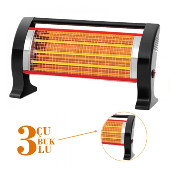 Minisan Dp1200q Mini Elektrikli Isıtıcı Ayak Isıtıcı Sobası 1200w - 2