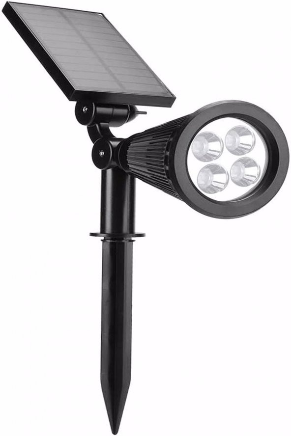 K2 LED KAZIKLI ÇİM ARMATÜR SOLARLI AMBER RENK ürün görseli 1