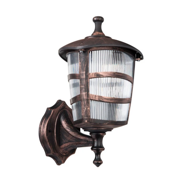 Zerpa Bahçe Armatürü Üçgen Aplik Bakır Z7071