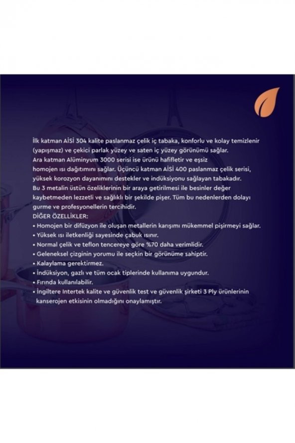 Seramikci 24cm Titanyum Bakır Tencere - 4